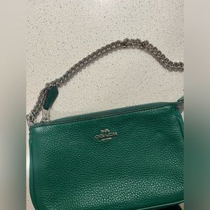 NOLITA 19 WITH CHAIN SILVER/GREEN